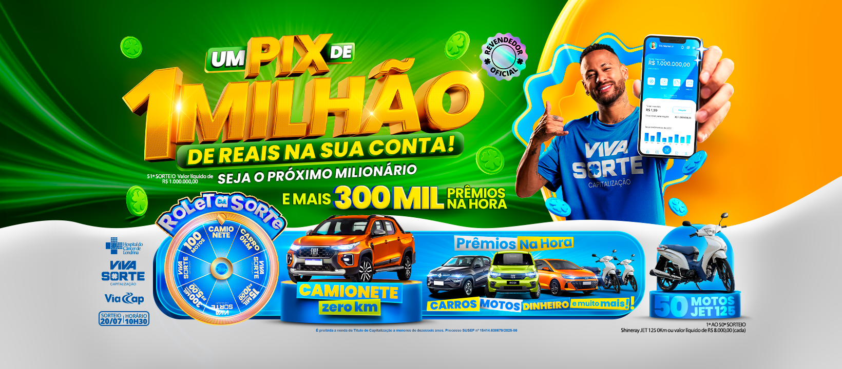 VEM COM O VIVA SORTE - ESSE PIX DE R$1 MILHÃO PODE SER SEU