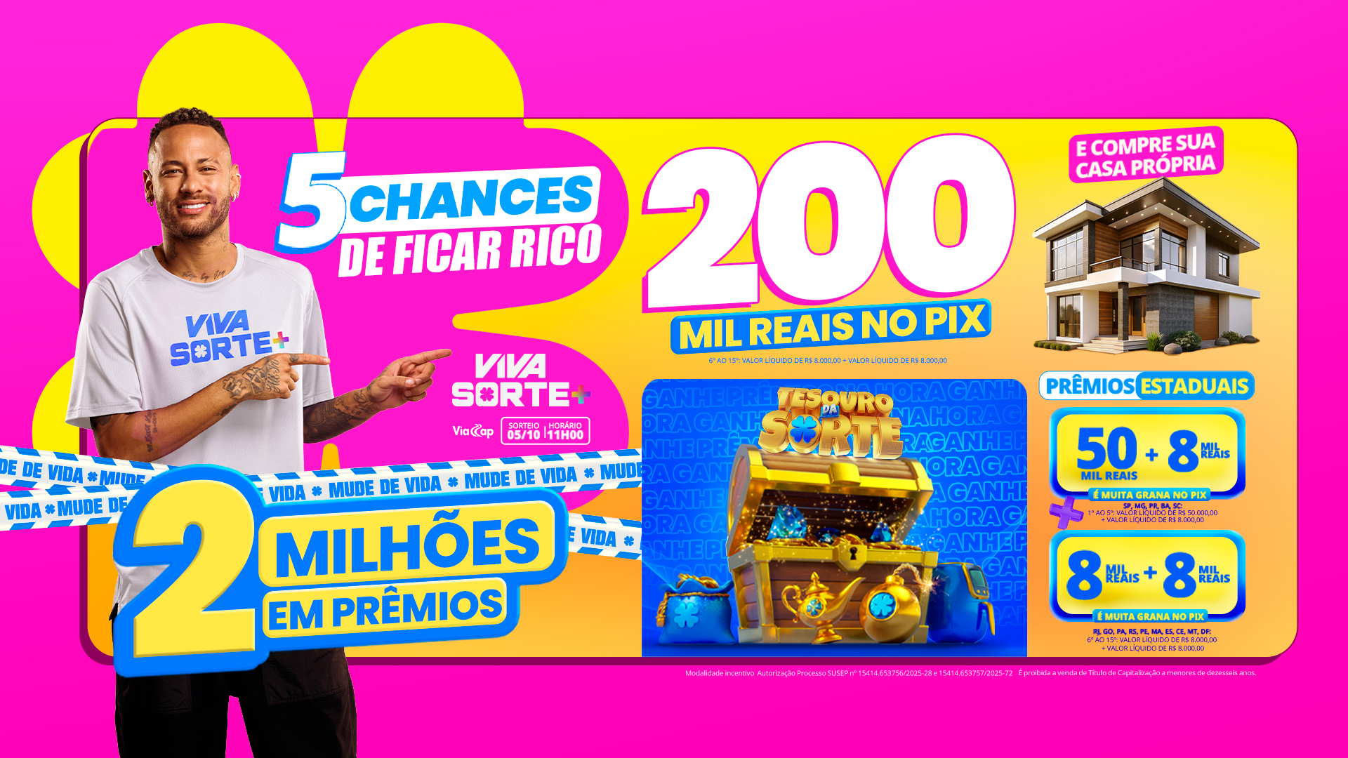 VEM COM O VIVA SORTE - A SORTE DESSE DOMINGO PODE SER SUA